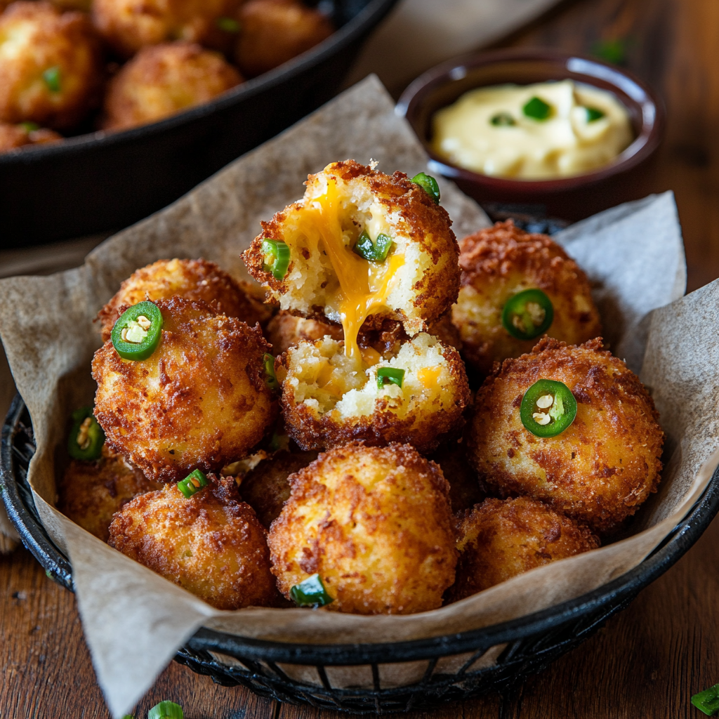 Southern Charm Jalapeño Cheddar Hush Puppies