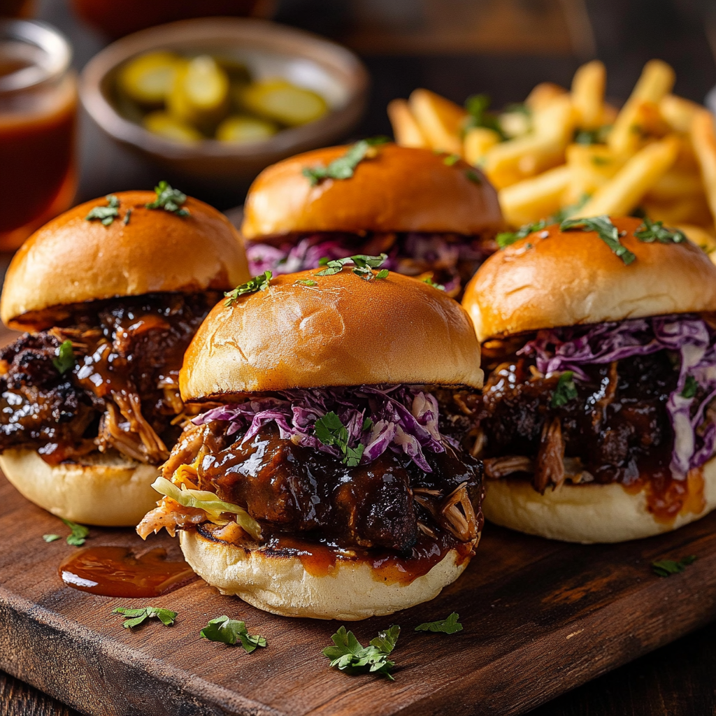 Southern Comfort Oxtail Sliders