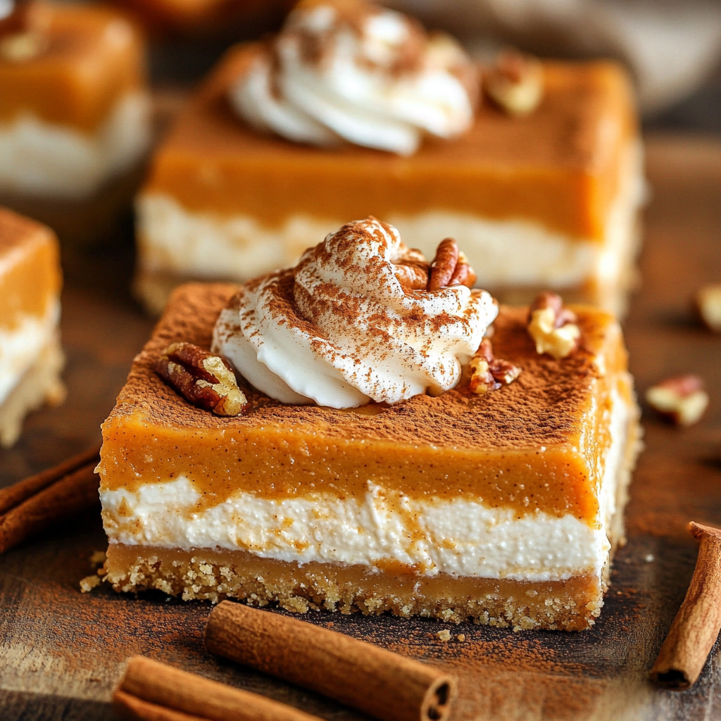 Sweet Potato Pie Cheesecake Bars